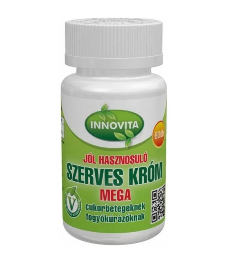 Innovita Szerves Króm Mega 60 db (Minőségét megőrzi: 2022.12.31.)