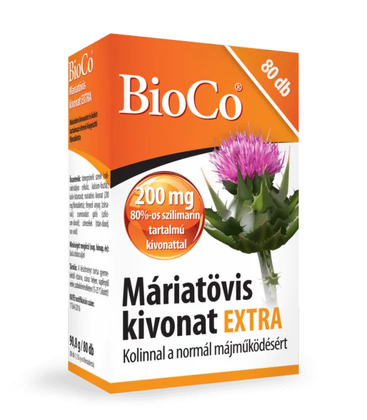 BioCo Máriatövis Kivonat Extra 80 db filmtabletta