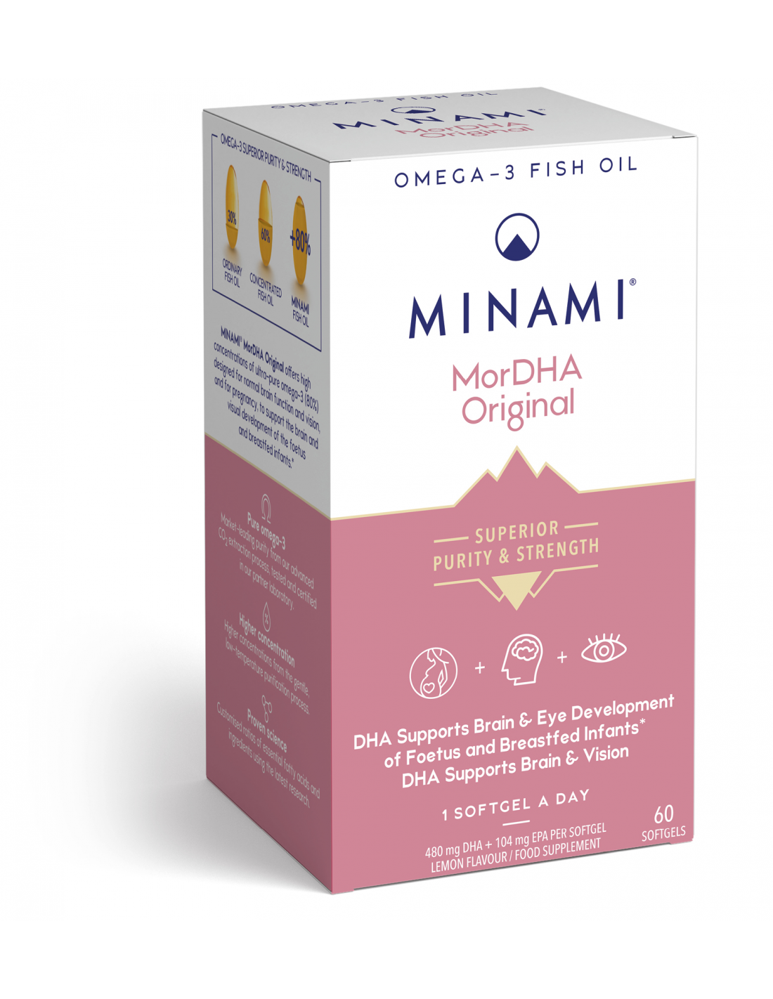 Minami Nutrition MorDHA Prenatal Original 60 db