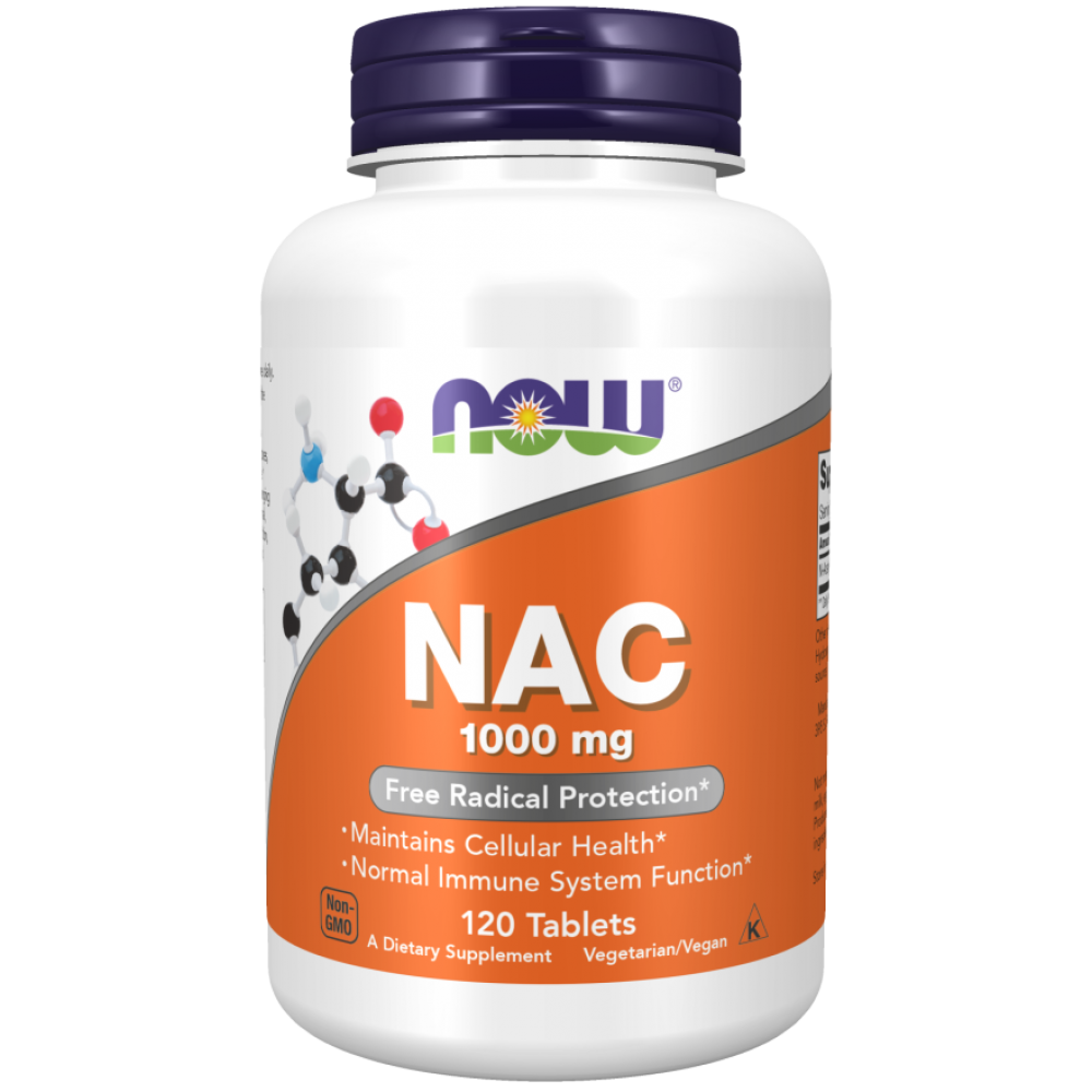 Now NAC N-Acetyl-Cysteine 1000 mg (120 tabletta)