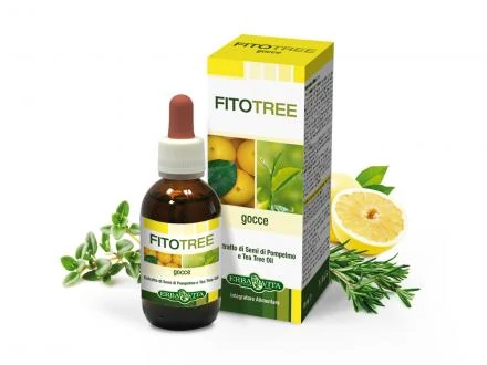 Natur Tanya ErbaVita FitoTree Baktériumölő, fertőtlenítő grapefruit, teafa, rozmaring és kakukkfű olaj - Külsőleg/Belsőleg! 10 ml