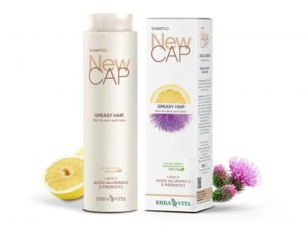 Natur Tanya ErbaVita NEWCAP sampon zsíros hajra CAPELLI GRASSI - vegyianyag mentes, szerves hajápoló. Szerelem első mosásra!