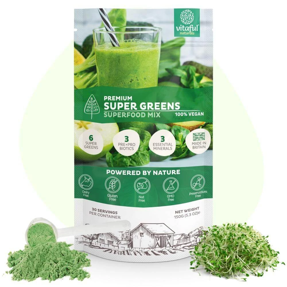 Vitaful Super Greens - Zöld Superfood Keverék 150 g