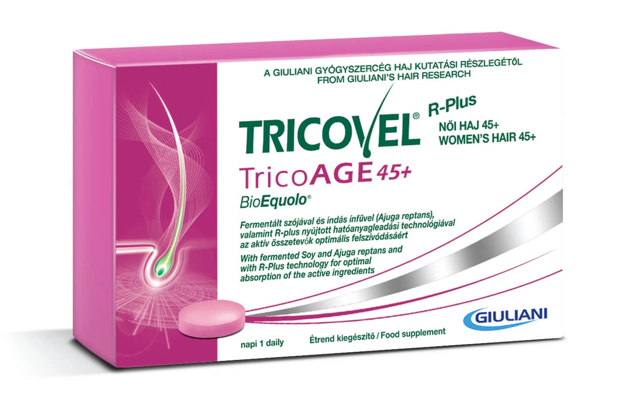 Tricovel Tricoage 45+ BioEquolo Hajvitamin
