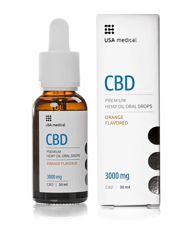 USA medical CBD Olaj - 3000 mg | 30 ml