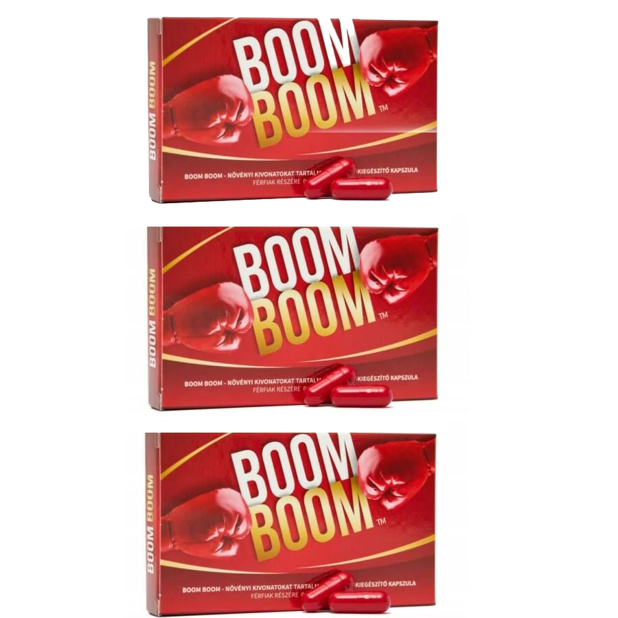BOOM BOOM - 3 doboz akció (3x2 db kapszula)