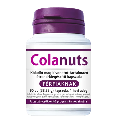 Colanuts kapszula 90db férfi - Kóladió kapszula