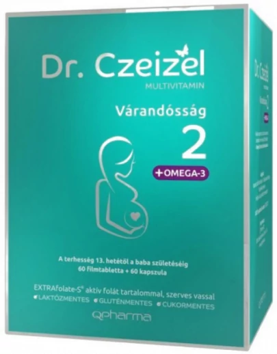 Dr. Czeizel Multivitamin Várandósság 2 (2x60)