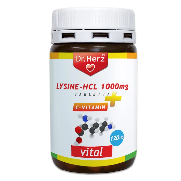 Dr. Herz Lysine-HCL 1000 mg 120 db tabletta