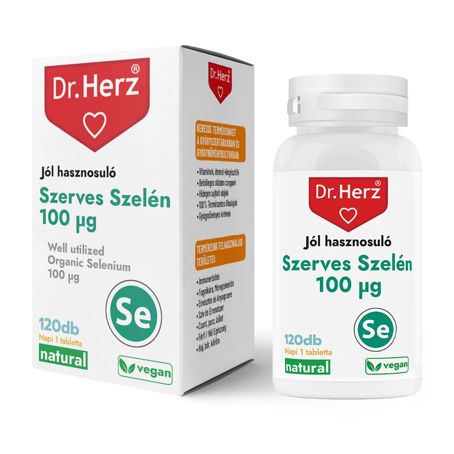 Dr. Herz Szerves Szelén 100 µg 120 db tabletta