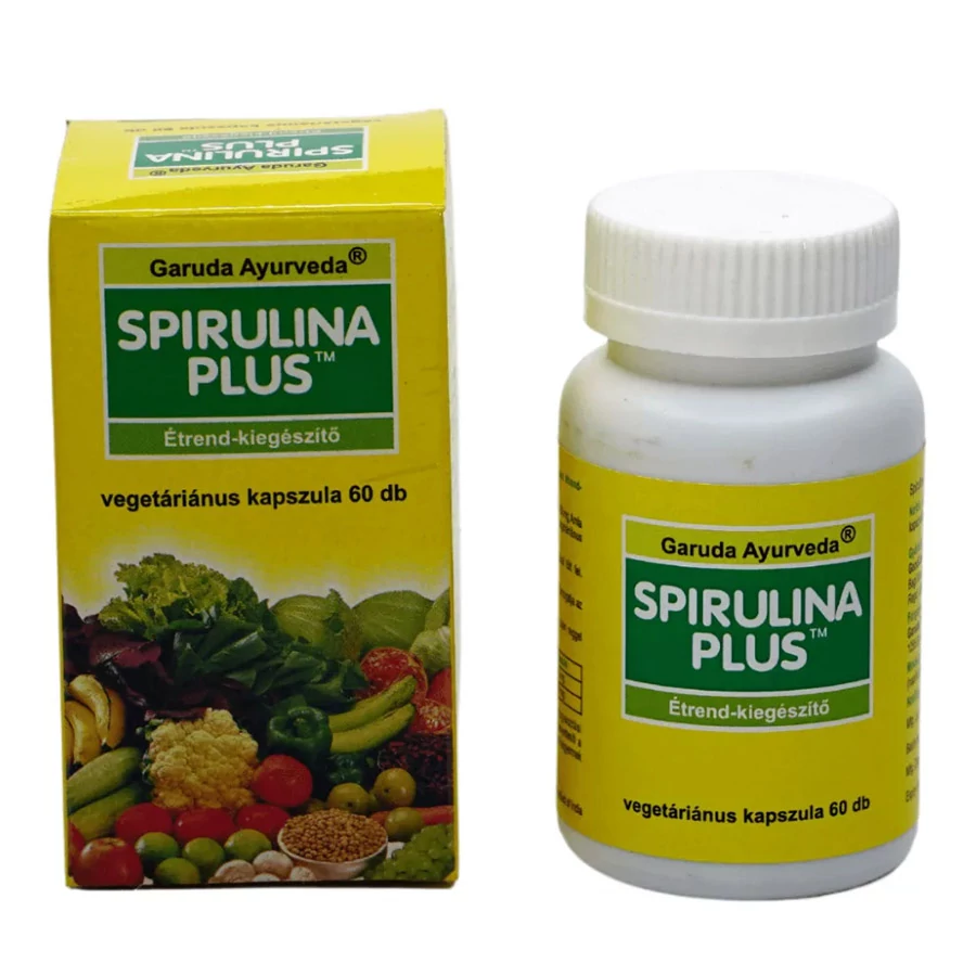 Garuda Ayurveda Spirulina Plus 450 mg kapszula 60 db