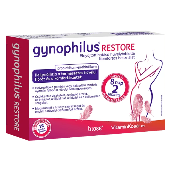 gynophilus RESTORE (2 db hüvelytabletta)