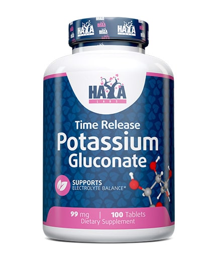 Haya Labs – Potassium Gluconate 99mg (100 Tabs)