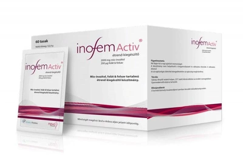 Inofem Activ Inozitol és folsav tartalmú por 60 tasak