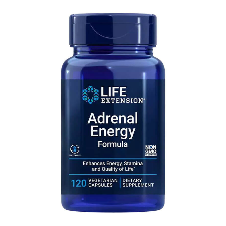 Life Extension Stresszcsökkentő kapszula - Adrenal Energy Formula (120 Veg Kapszula)