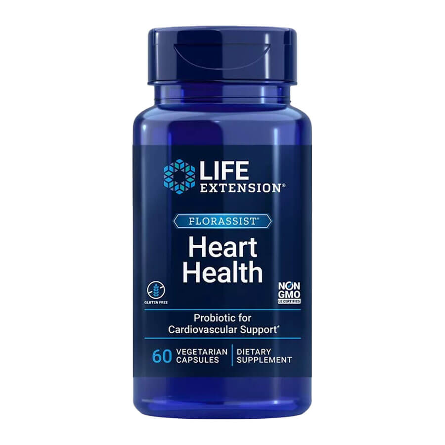 Life Extension FLORASSIST® Heart Health - Szív Egészsége (60 Veg Kapszula)-ELŐRENDELHETŐ