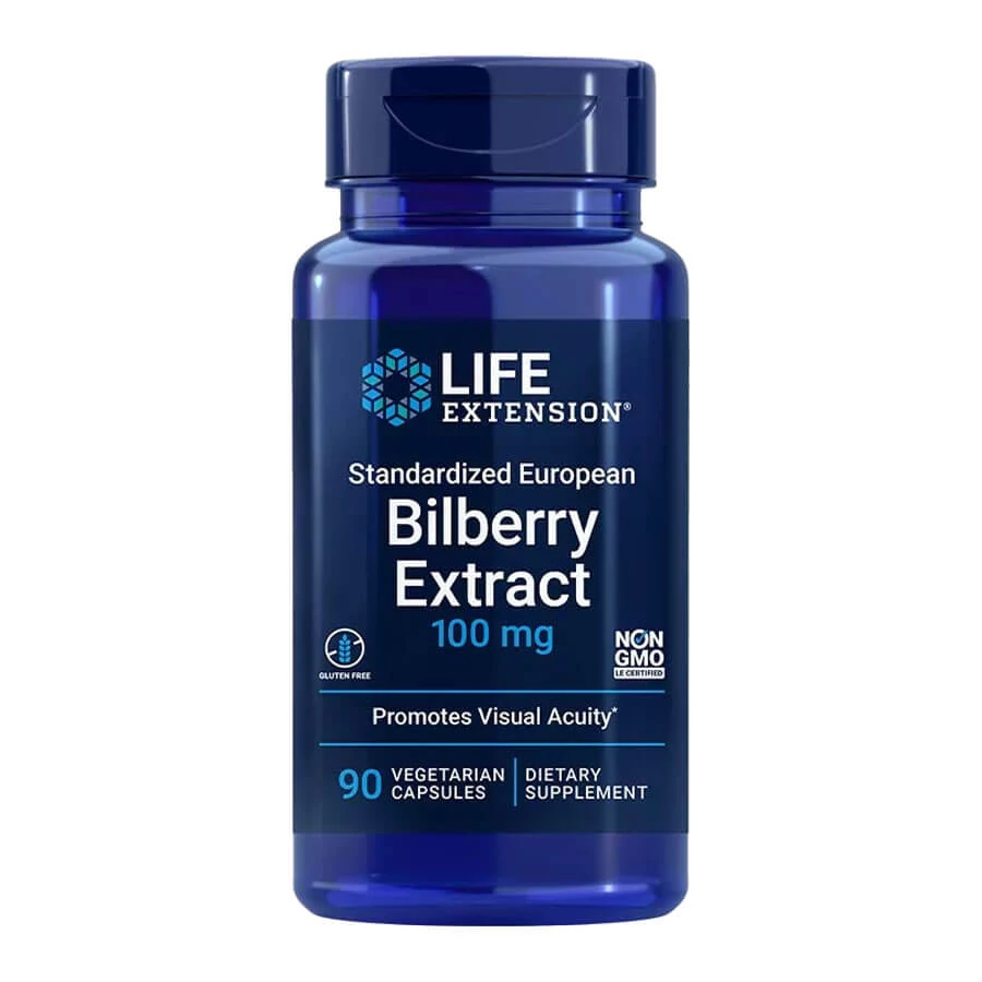 Life Extension Standardized European Bilberry Extract (90 Veg Kapszula)