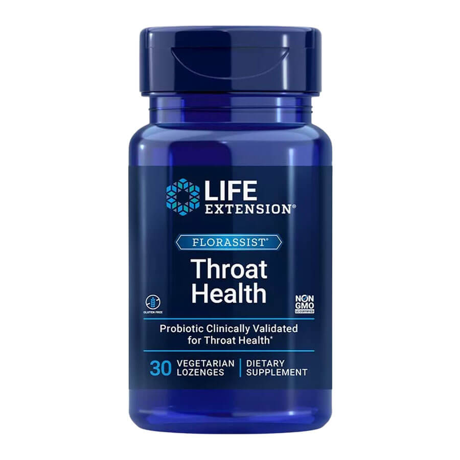 Life Extension FLORASSIST® Throat Health (30 Szopogató Tabletta)