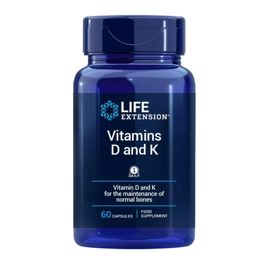 Life Extension Vitamins D & K - 60 Capsules