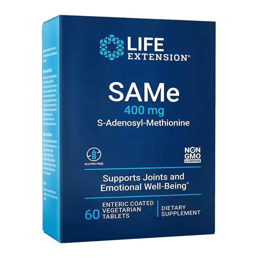 Life Extension SAMe 400 mg (S-Adenosyl-Methionine) (60 Tabletta)