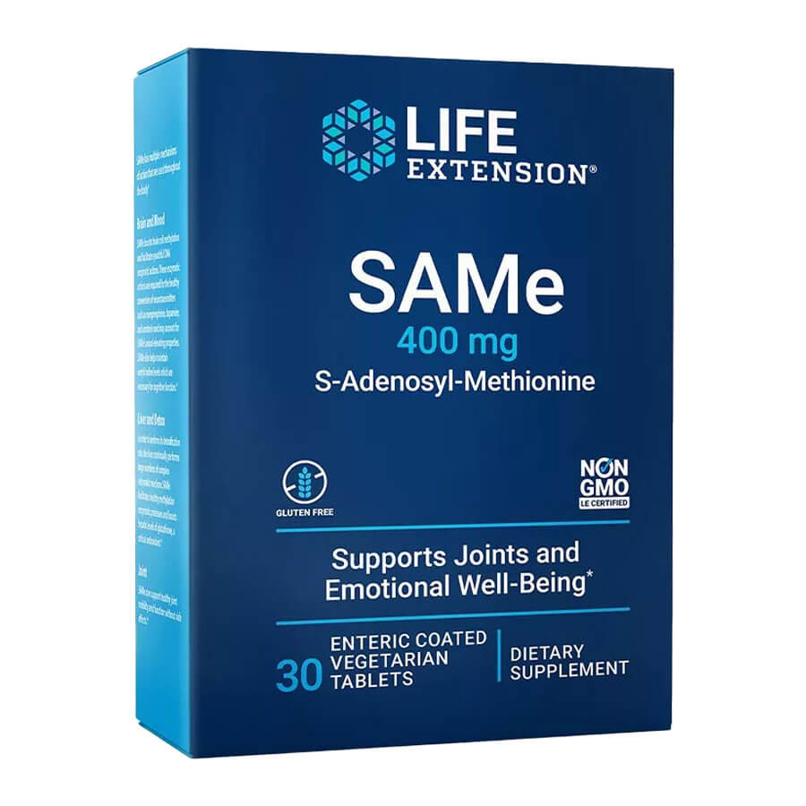 Life Extension SAMe 400 mg (S-Adenosyl-Methionine) (30 Tabletta)