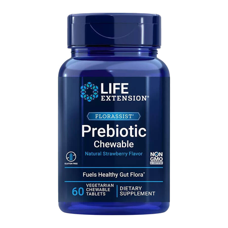 Life Extension FLORASSIST® Prebiotic Chewable (Epres) (60 Rágótabletta)