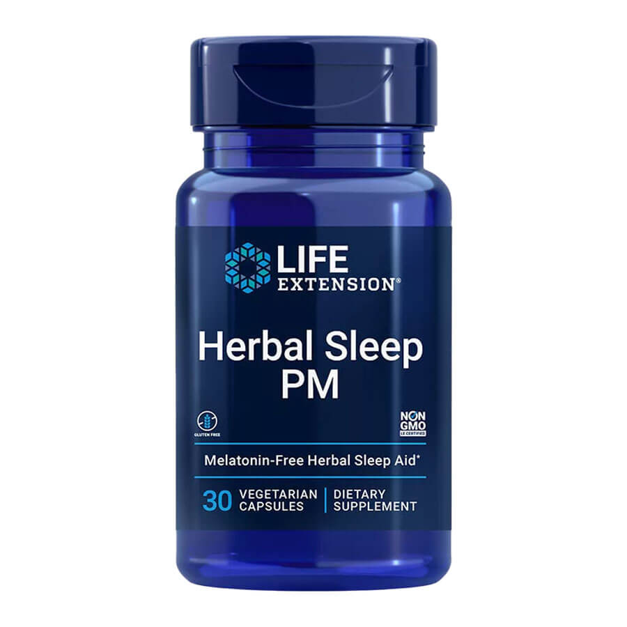 Life Extension Alvást Támogató Növényi Kivonat kapszula - Herbal Sleep PM (30 Veg Kapszula)