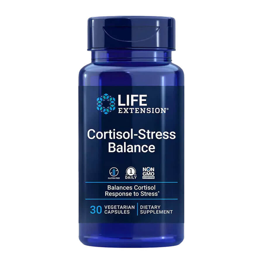 Life Extension Kortizol-Stressz Egyensúly - Cortisol-Stress Balance (30 Veg Kapszula)-ELŐRENDELHETŐ
