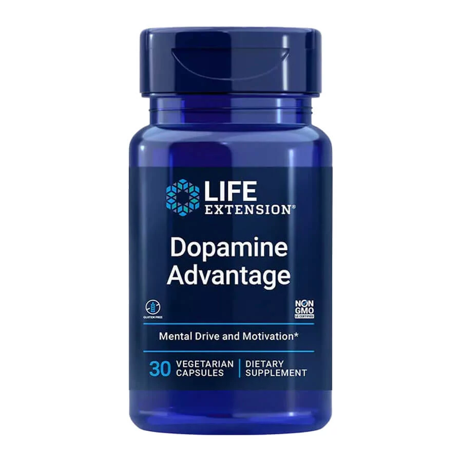 Life Extension Dopamine Advantage - Éberség és Motiváció (30 Veg Kapszula)