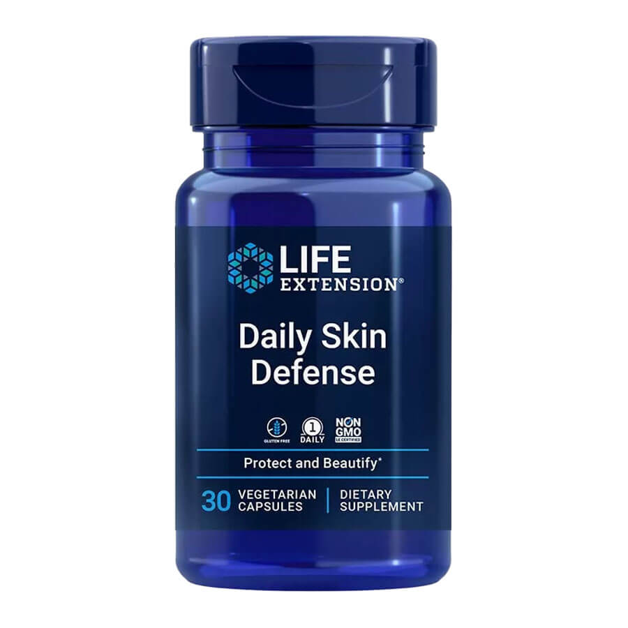 Life Extension Bőr Egészségét Támogató kapszula - Daily Skin Defense (30 Veg Kapszula)
