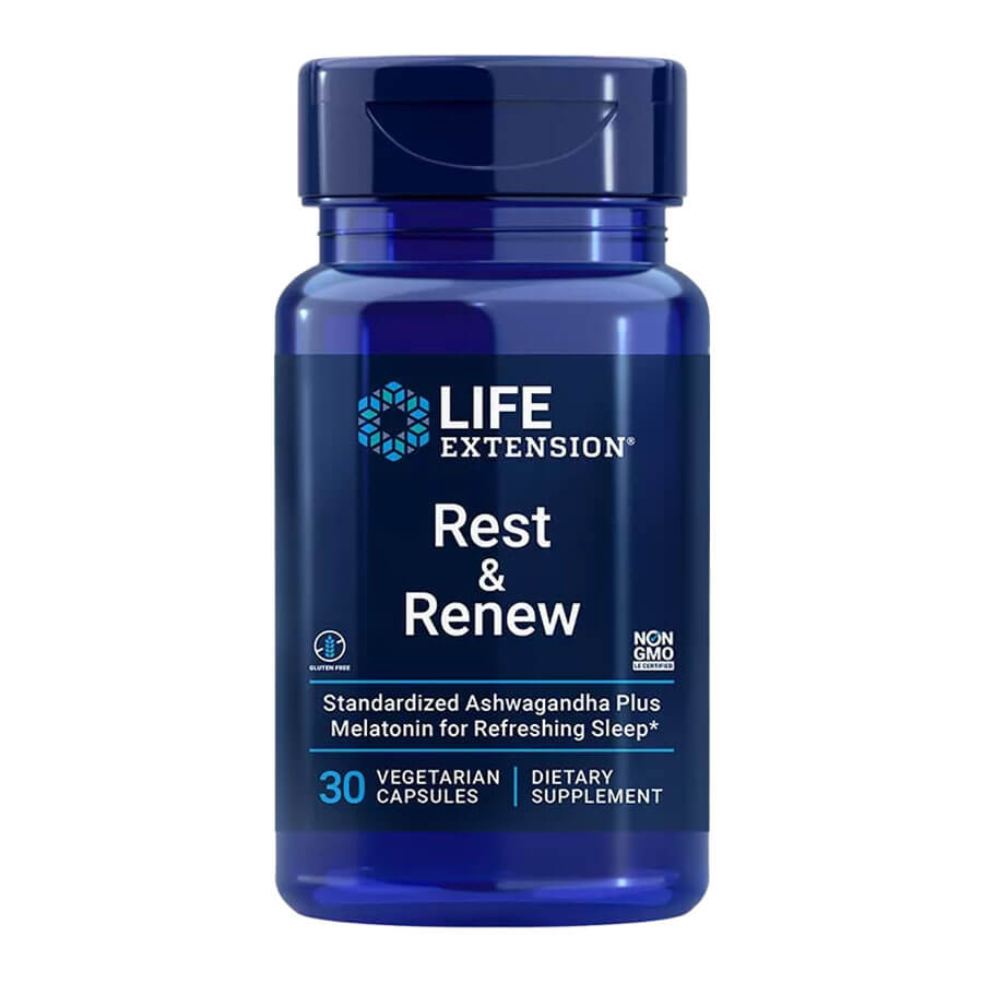 Life Extension Rest & Renew - Pihentető alvás (30 Veg Kapszula)