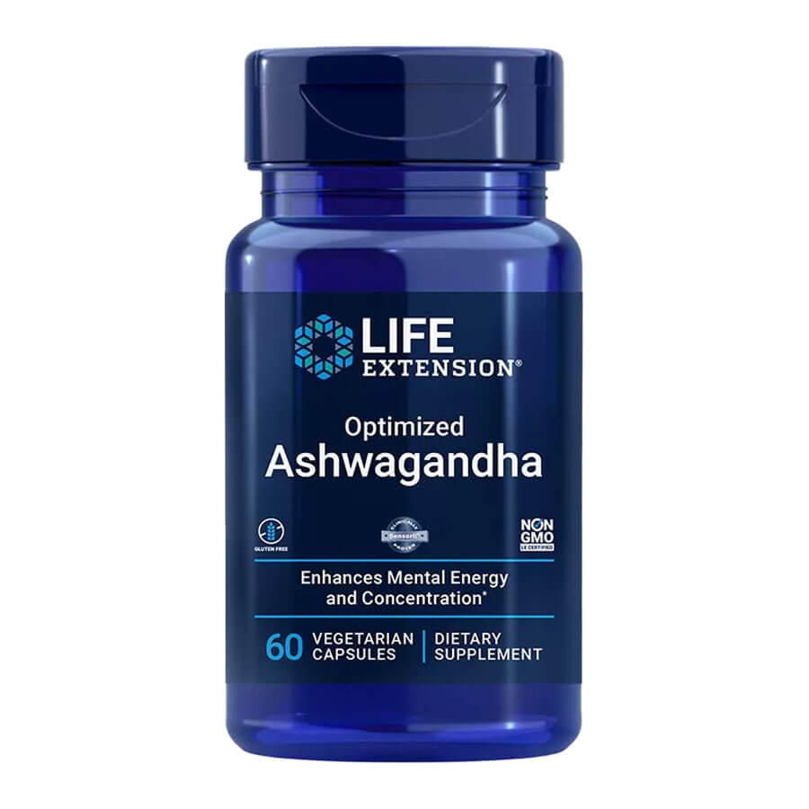 Life Extension Optimalizált Ashwagandha kapszula - Optimized Ashwagandha (60 Veg Kapszula)