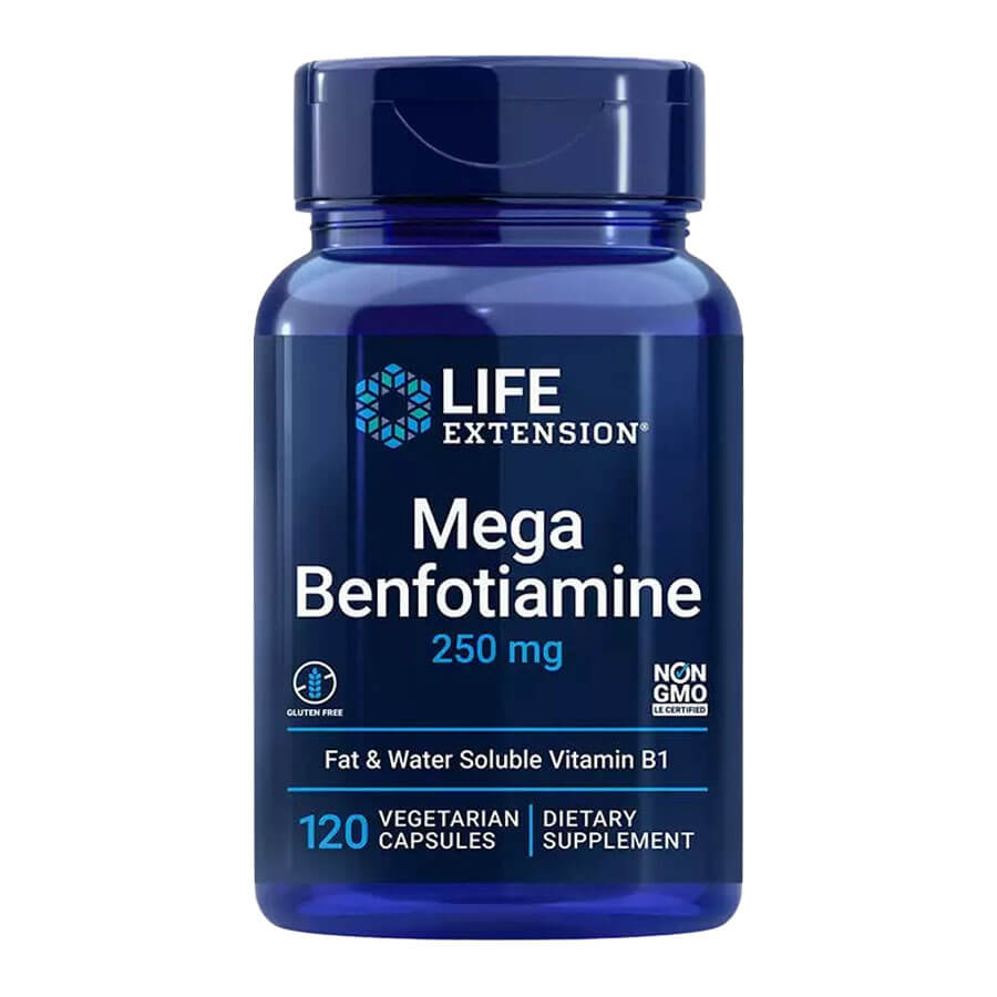 Life Extension Mega Benfotiamine 250 mg (120 Veg Kapszula)