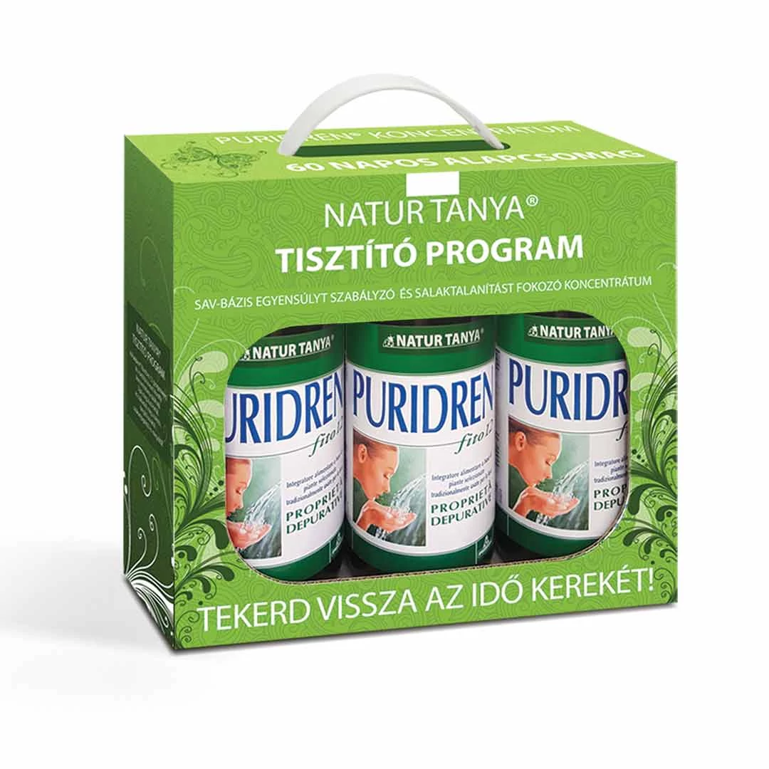 Natur Tanya 60 napos Tisztító Program – A sav-bázis egyensúlyhoz, és a salakanyagok kivezetéséhez