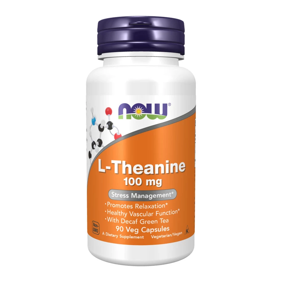 Now L-Theanine 100 mg - 90 Veg Capsules