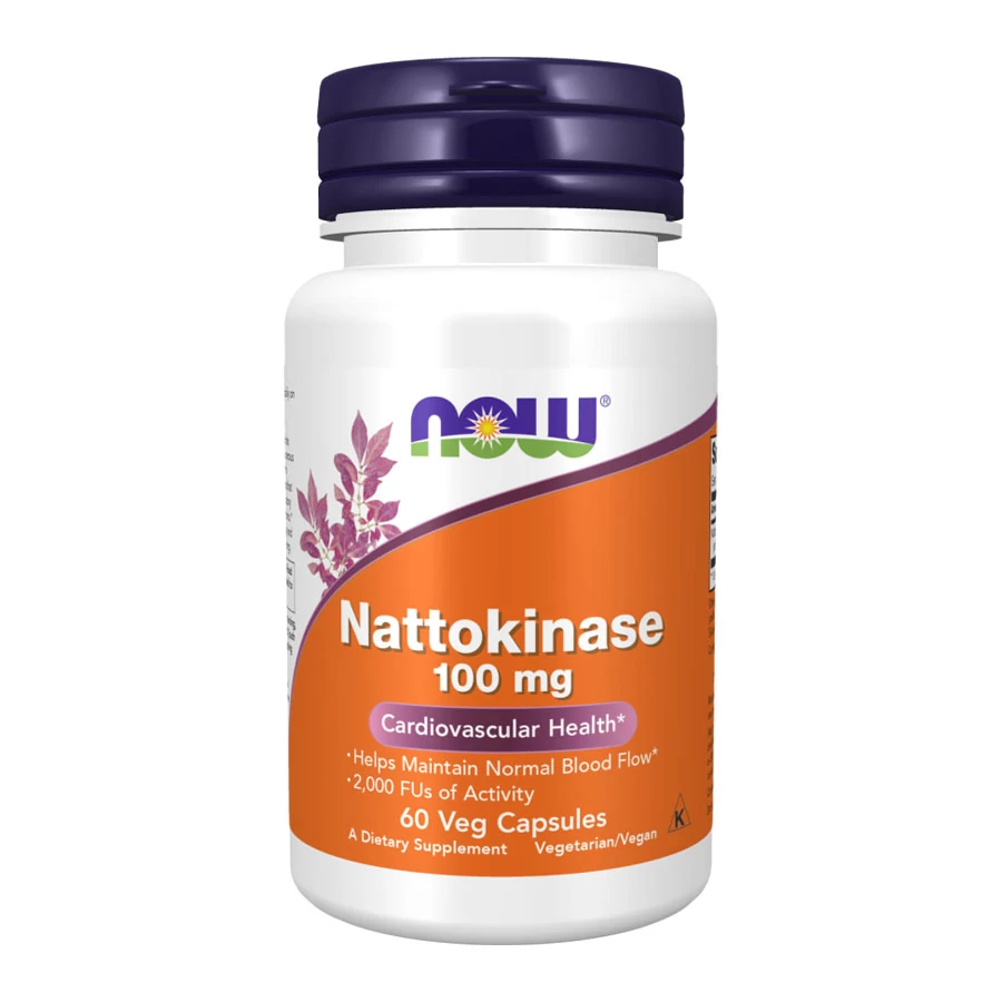 Now Nattokinase 100 mg - 60 Veg Capsules ELŐRENDELHETŐ!