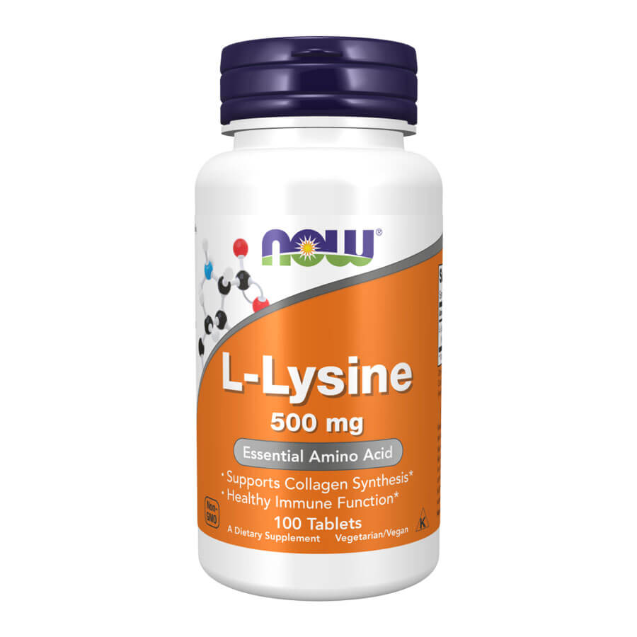 Now L-Lysine 500 mg - 100 Tablets