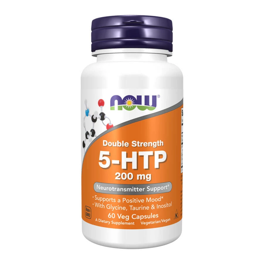 Now 5-HTP 200 mg - 60 Veg Capsules