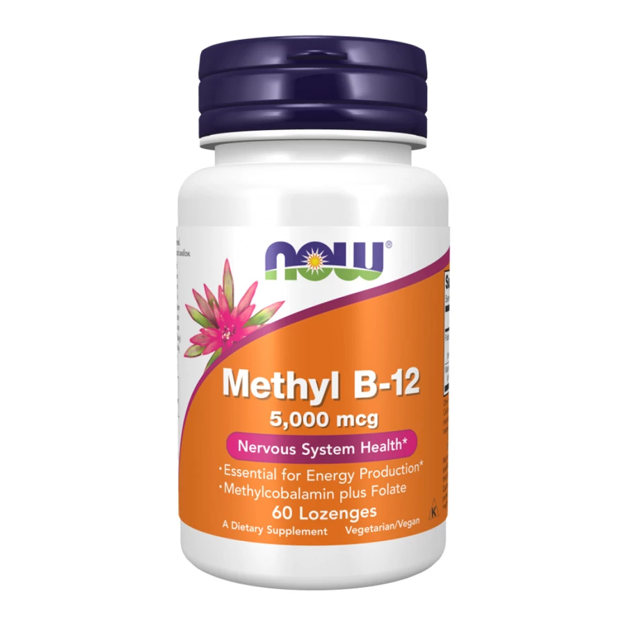 Now Methyl B-12 5000 mcg - 60 Lozenges
