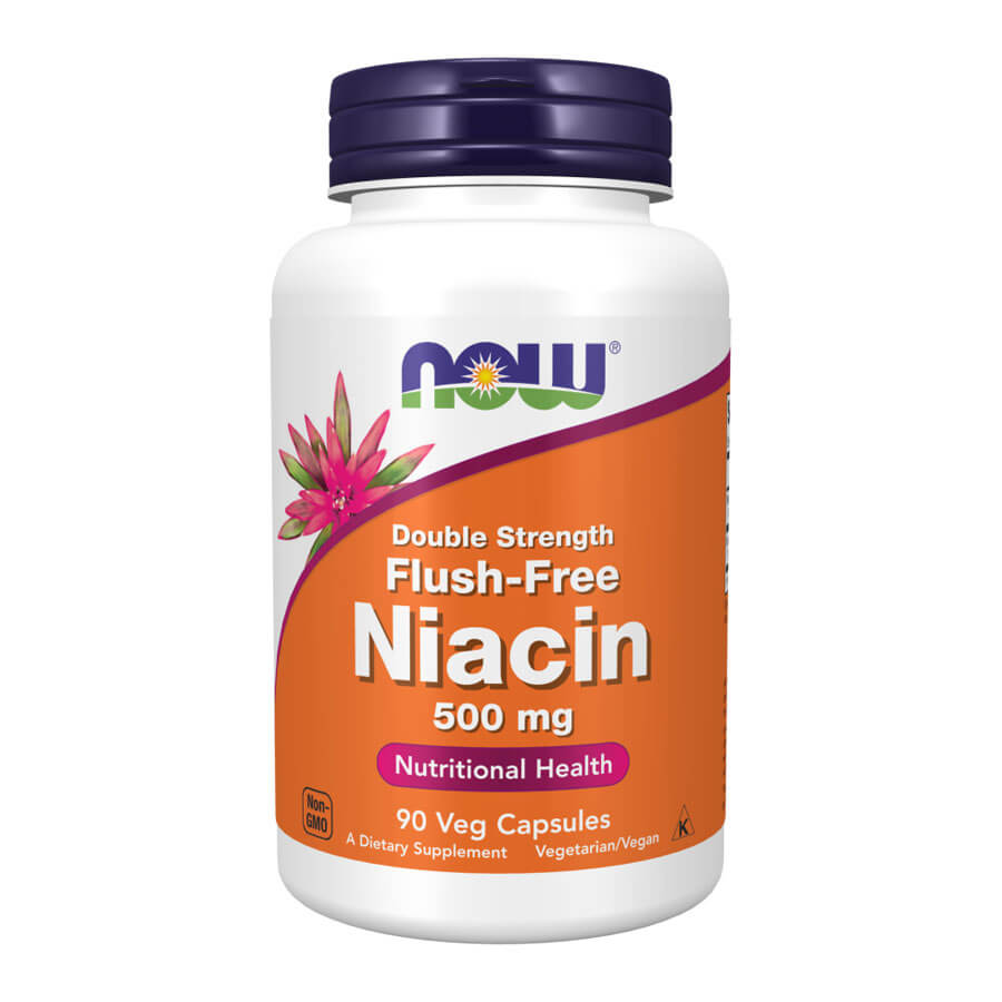 Now Niacin, Flush-Free 500 mg - 90 Veg Capsules