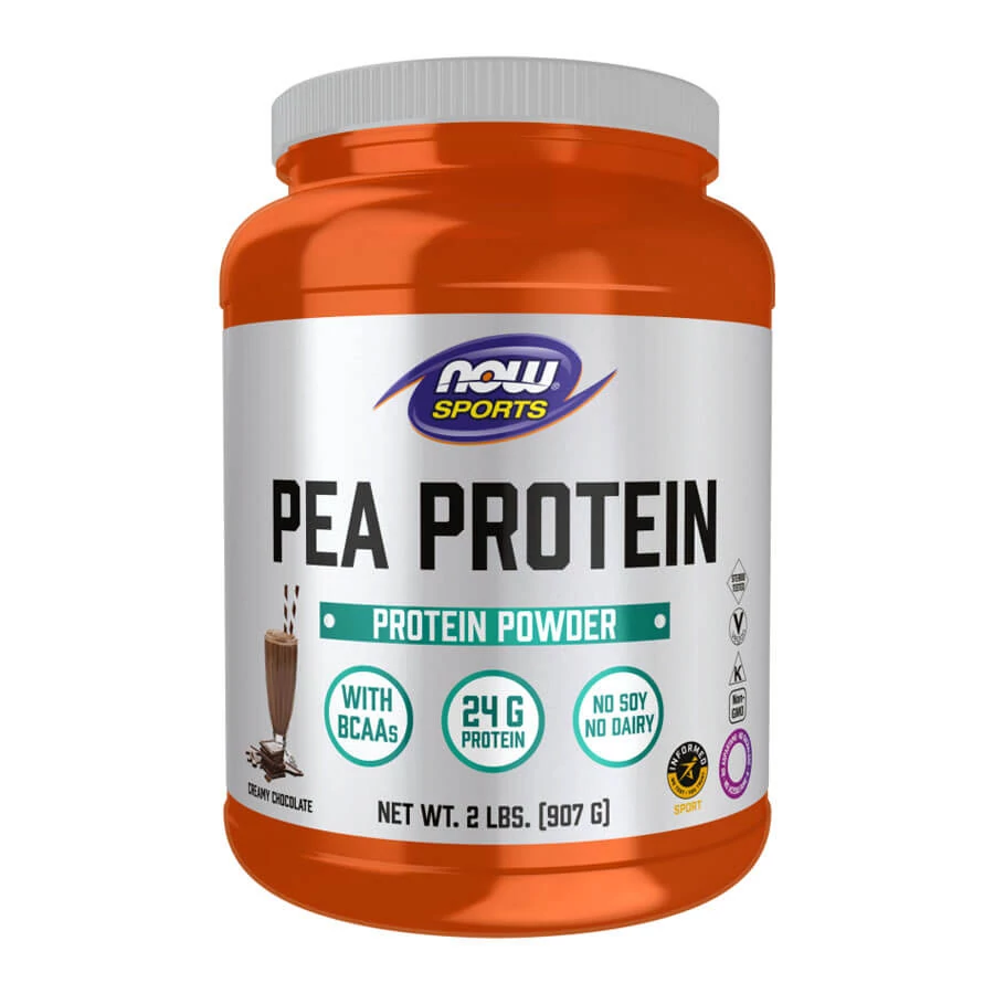 Now Pea Protein, Creamy Chocolate Powder 907 g