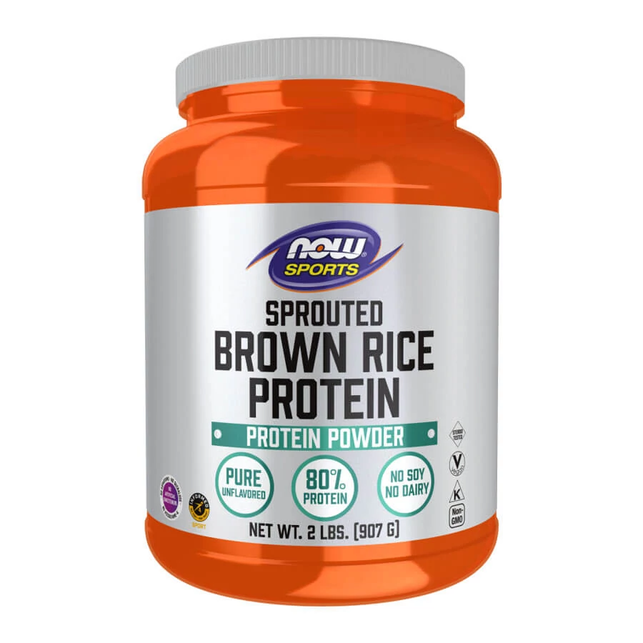 Now Sprouted Brown Rice Protein Powder 907 g