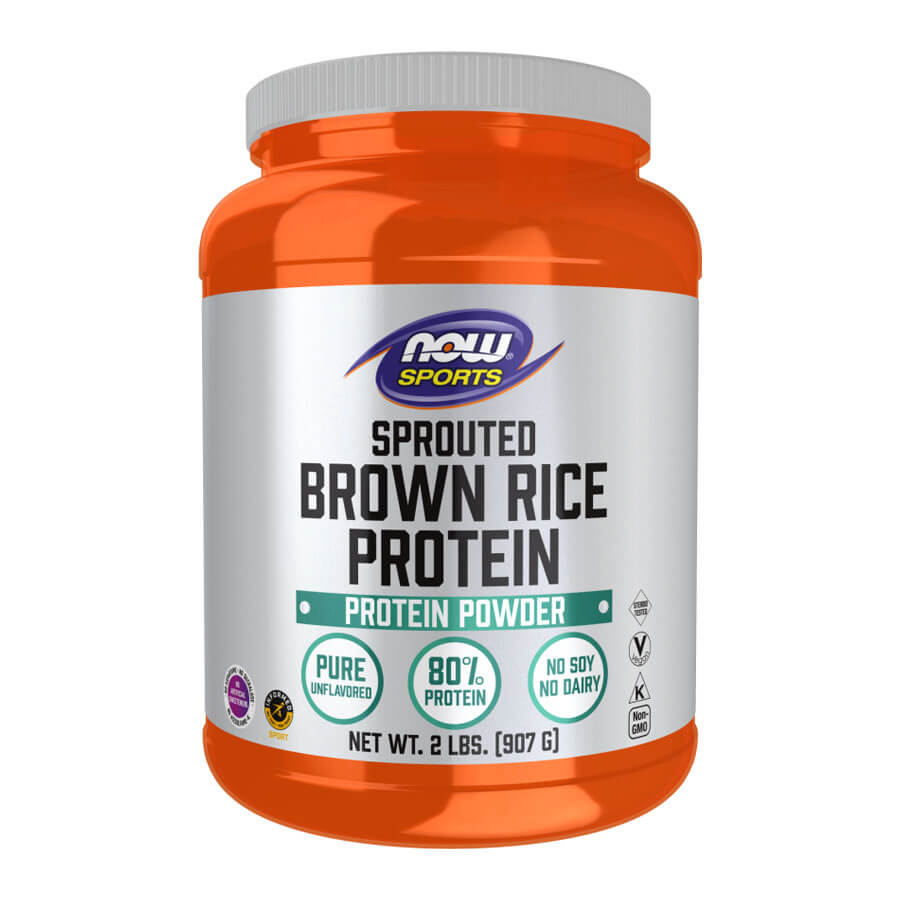 Now Sprouted Brown Rice Protein Powder 907 g