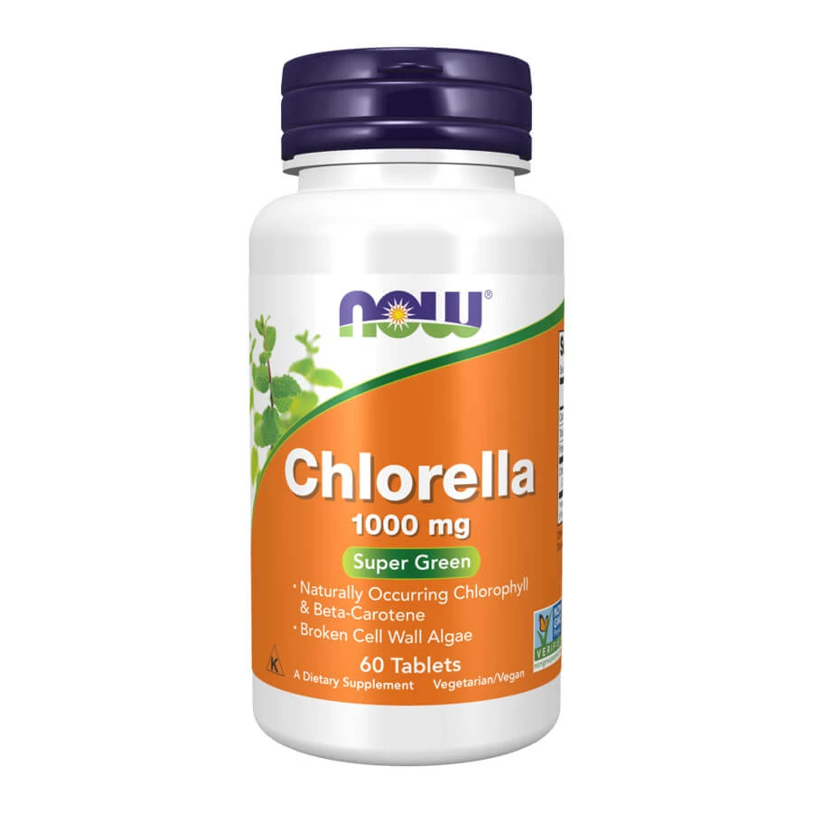 Now Chlorella 1000 mg - 60 Tablets