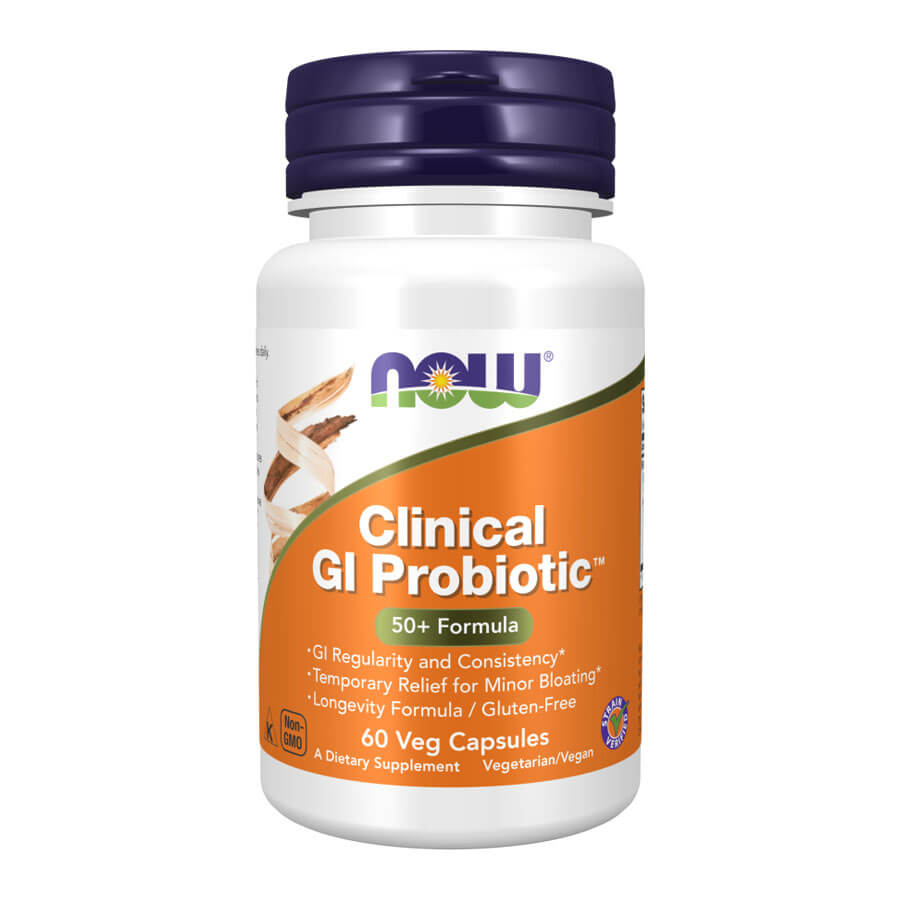Now Clinical GI Probiotic - 60 Veg Capsules