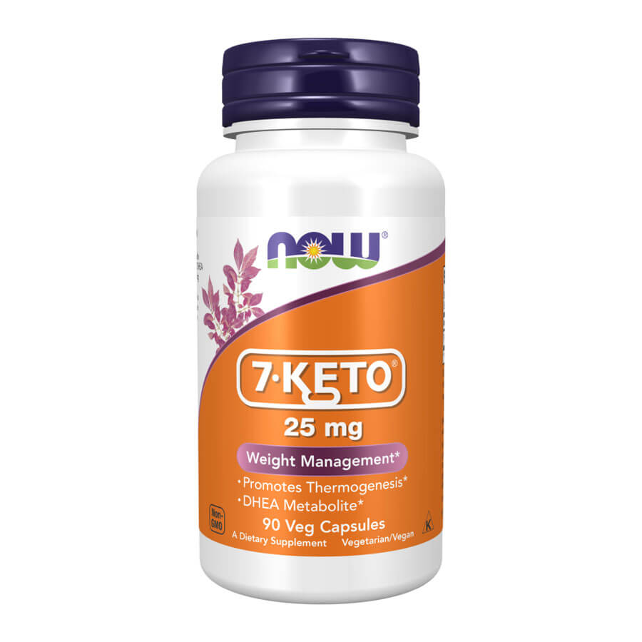 Now 7-KETO 25 mg - 90 Veg Capsules