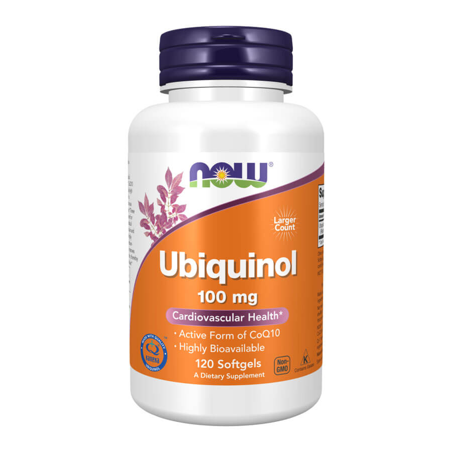 Now Ubiquinol 100 mg - 120 Softgels