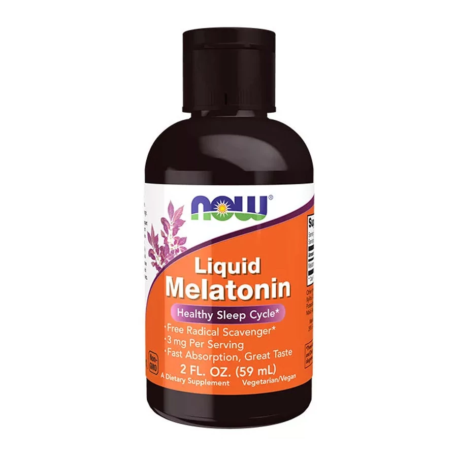 Now Liquid Melatonin 3 mg - 59 ml