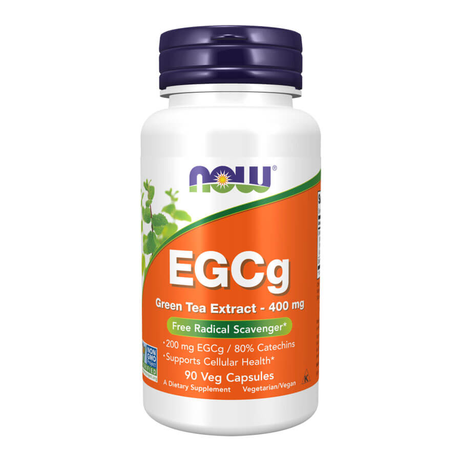 Now EGCg Green Tea Extract 400 mg - 90 Veg Capsules