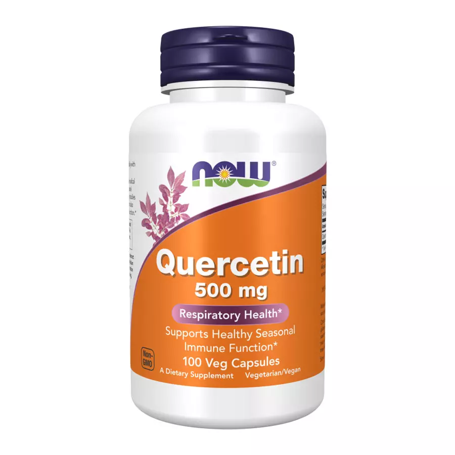 Now Quercetin 500 mg - 100 Veg Capsules